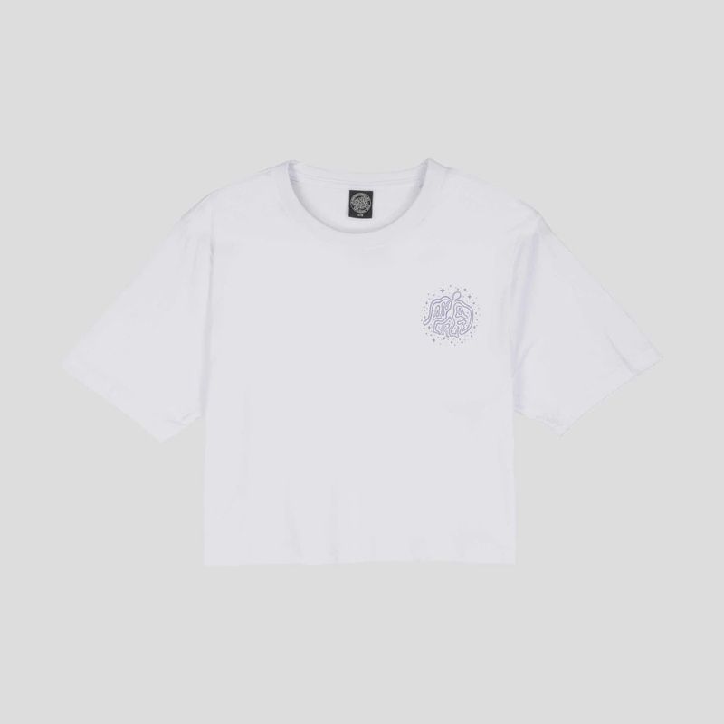 SANTA CRUZ WOMENS TEE AURA - WHITE