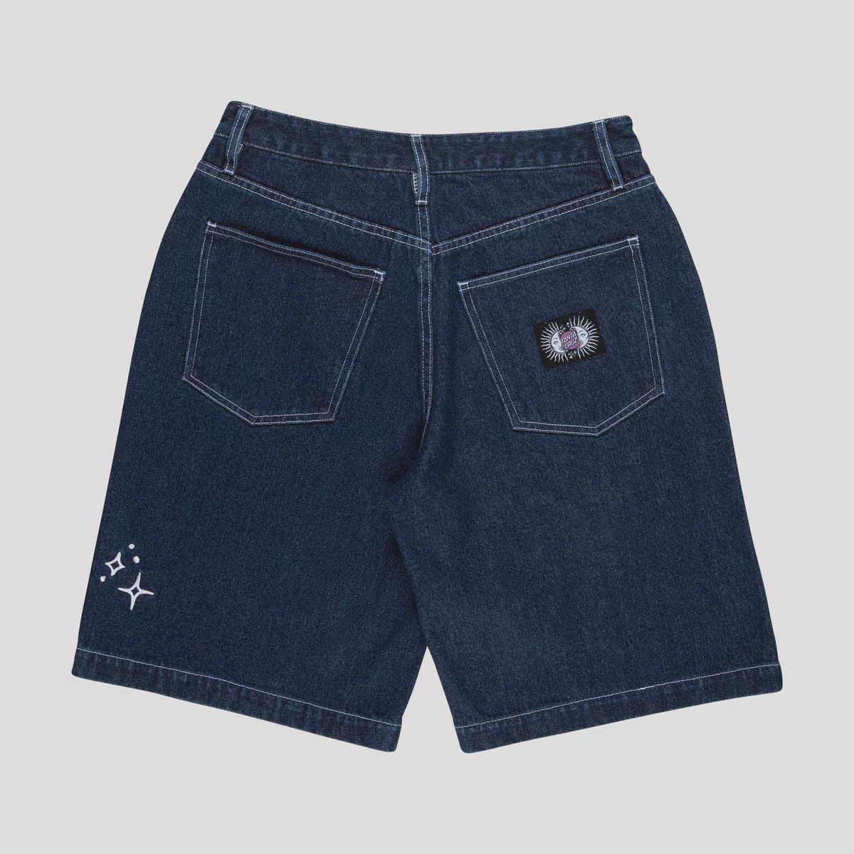 SANTA CRUZ WOMENS SHORTS SPLIT SUN - DARK DENIM