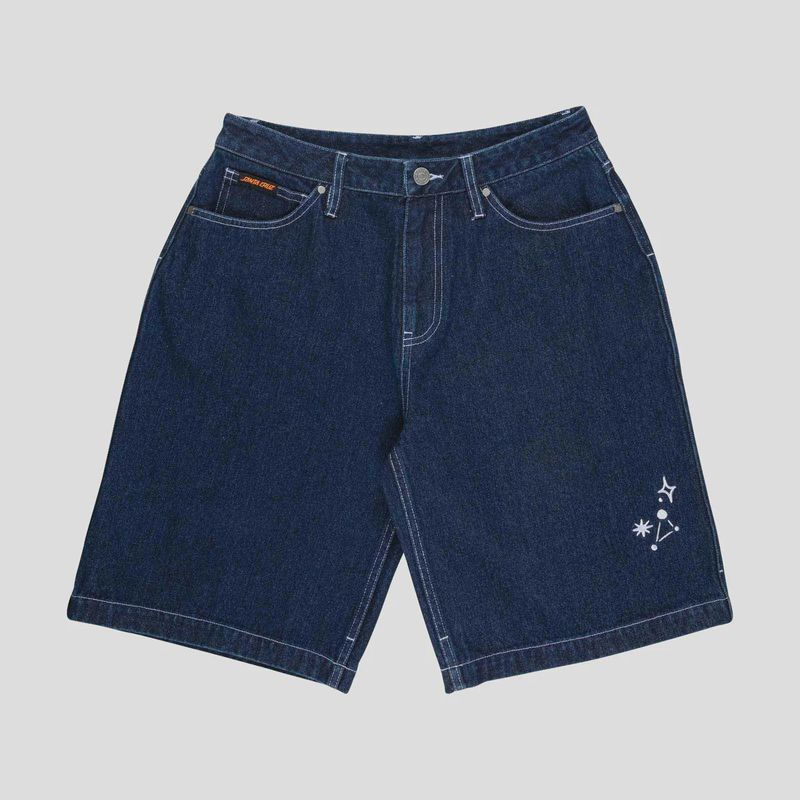 SANTA CRUZ WOMENS SHORTS SPLIT SUN - DARK DENIM