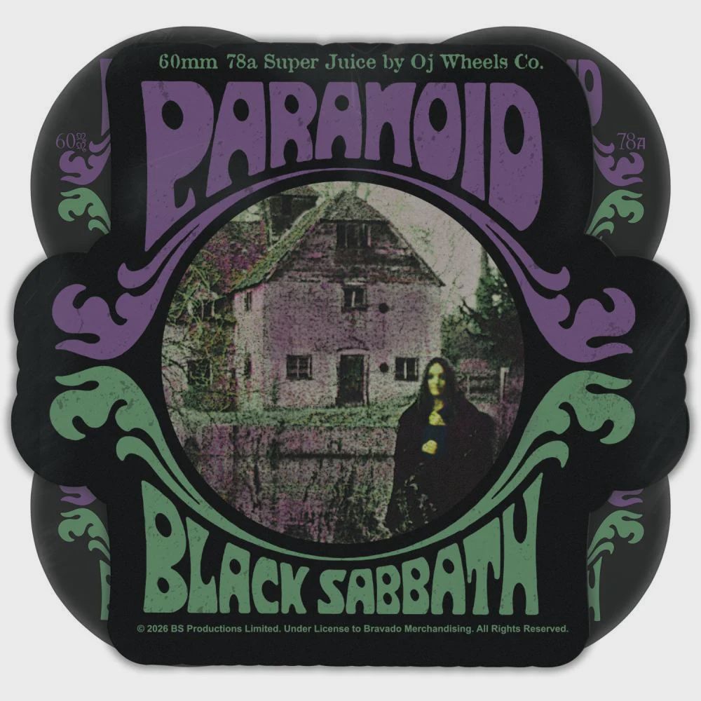 OJ WHEELS BLACK SABBATH PARANOID 78A 60MM