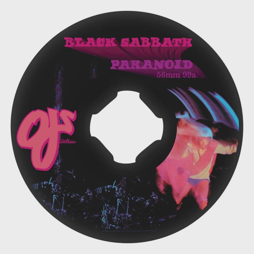OJ WHEELS BLACK SABBATH PARANOID 99A 56MM