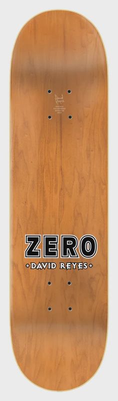 ZERO DECK DIAMOND PLATE DAVID RAYES 8.25