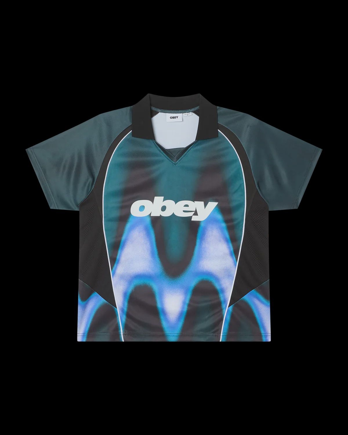 OBEY SOCKER JERSEY - DARK TEAL