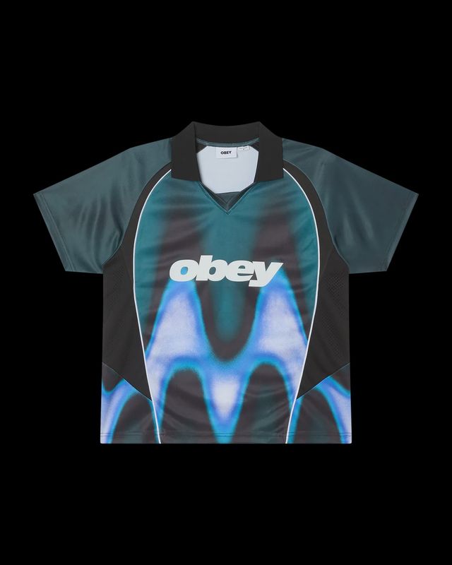 OBEY SOCKER JERSEY - DARK TEAL