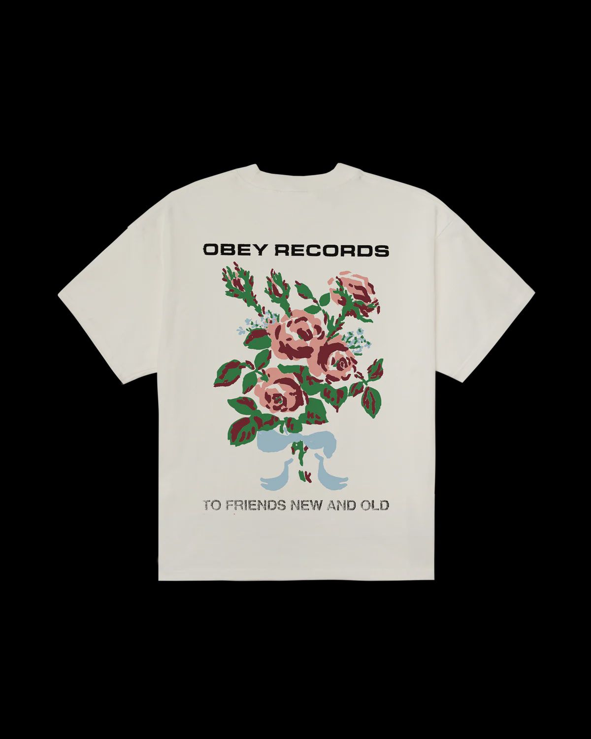 OBEY TEE NEW FRIENDS AND OLD - VINTAGE WHITE
