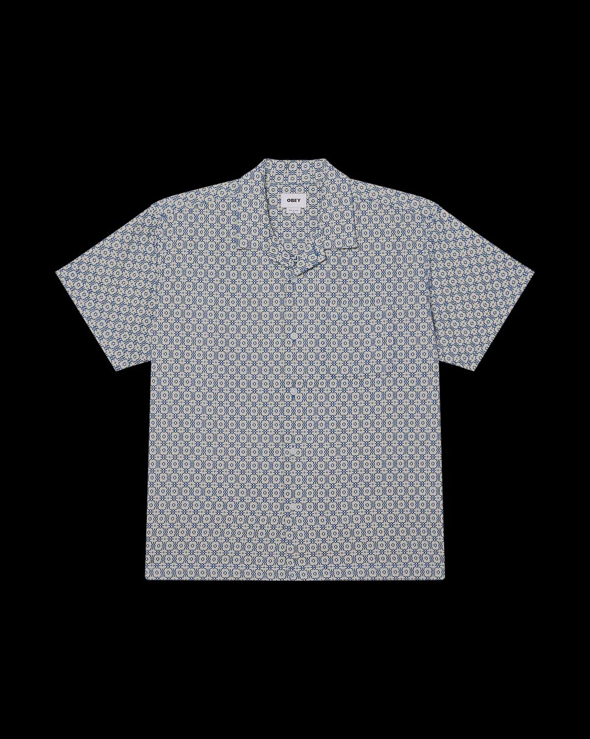 OBEY SHIRT ADRIAN WOVEN - UNBLEACHED