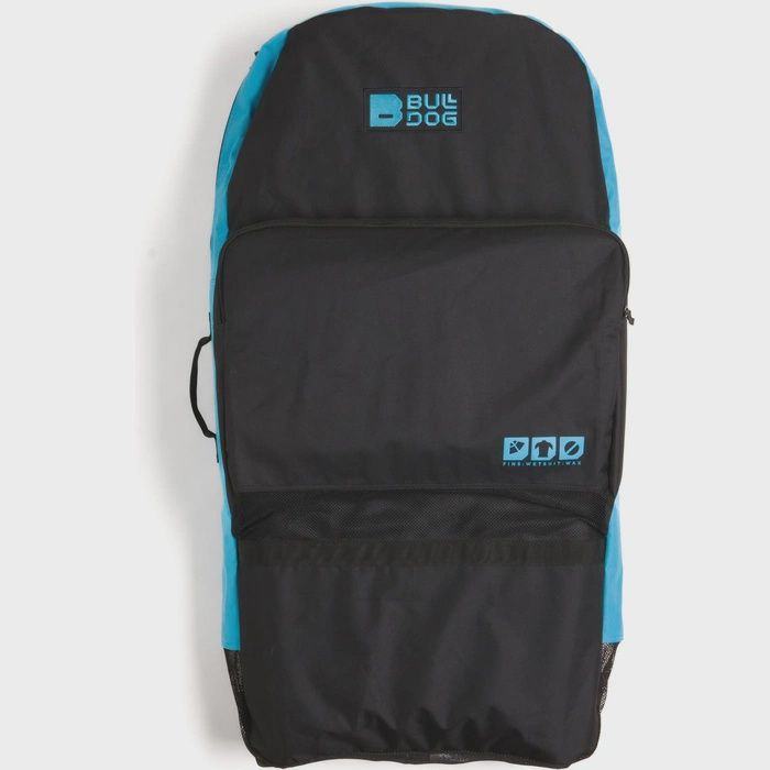 BULLDOG BODYBOARD BAG TRIPPLE BLACK/CYAN