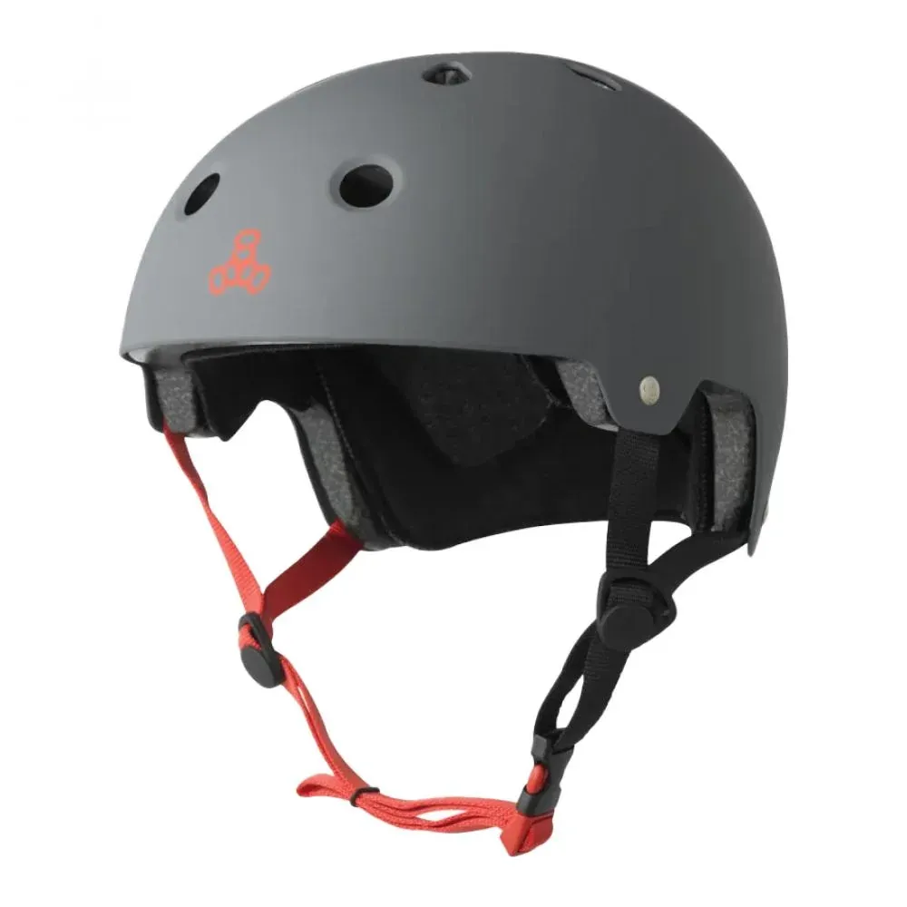 TRIPLE EIGHT HELMET DUEL CERTIFIED GREY