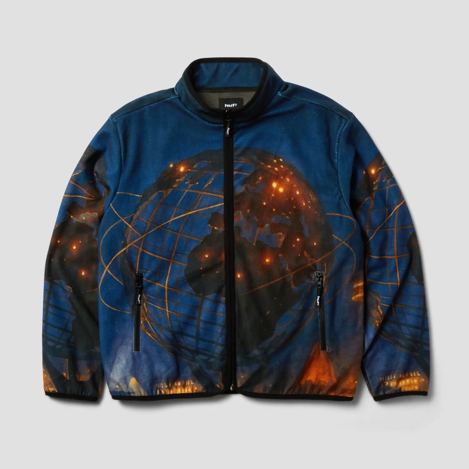 HUF JACKET FLUSHING POLAR FLEECE
