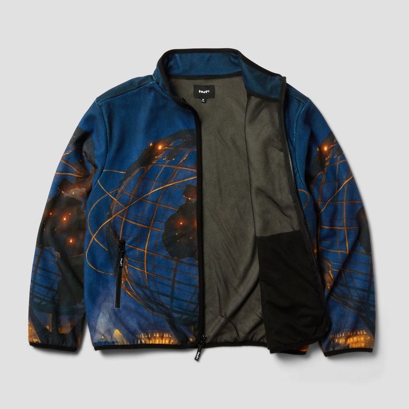 HUF JACKET FLUSHING POLAR FLEECE