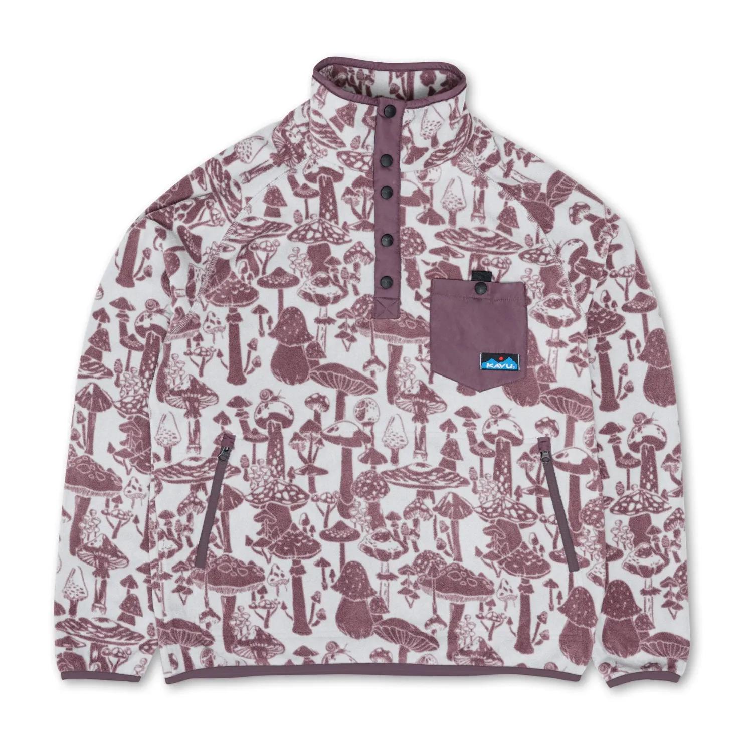 KAVU FLEECE TEANNAWAY LUNAR SHROOM