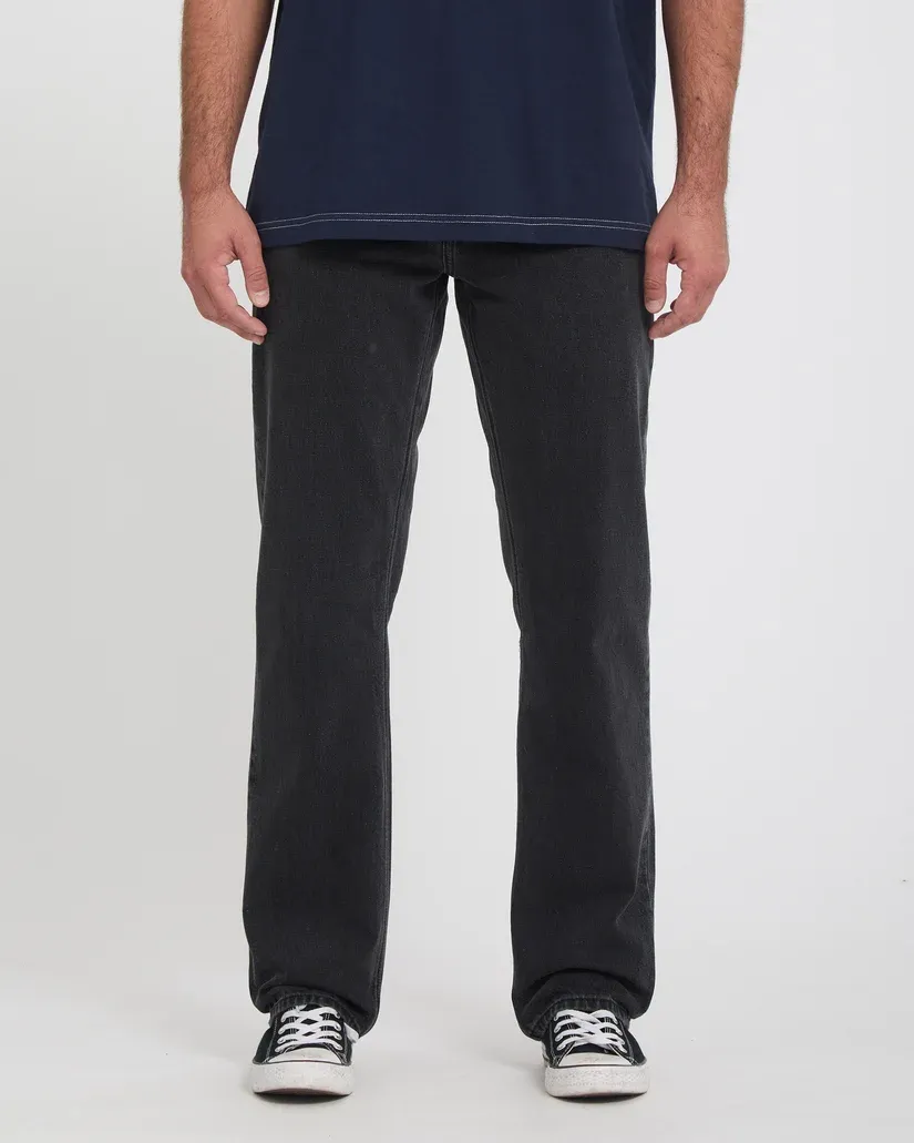 VOLCOM JEANS KINKADE IN WASHED SLATE