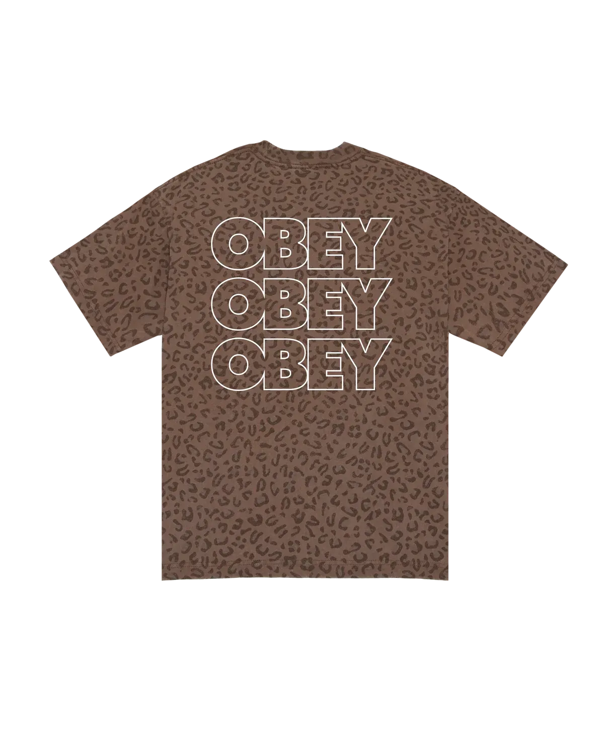 OBEY TEE TREBBLE LEOPARD CAMO