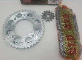 SPROCKET + CADENA (COMPLETO) D.I.D THAILAND  CB-110 TWISTER (43T/14T 428H-120L)