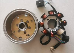 VOLANTE (MAGNETO COMPLETO) CG125 (8 BOBINAS)