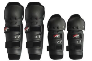 CODERAS Y RODILLERAS NEGRO PT-056, PRO-BIKER
