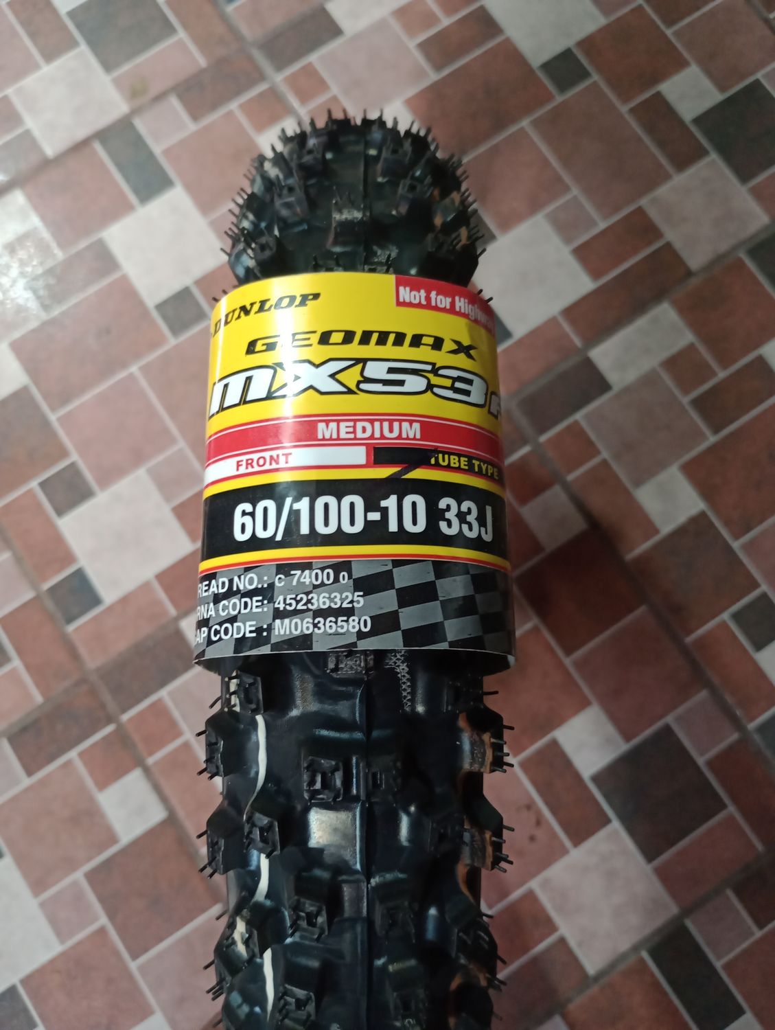 60/100-10 Dunlop mx53