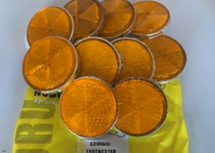 REFLECTOR DE BARRA (1BOLSA, 10PCS) PLATEADO SUZUKI(AX100,GN,EN) 5MM