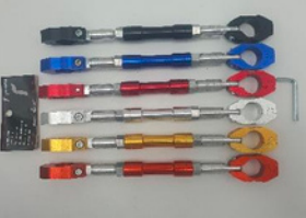 BARRA ESTABILIZADORA AZUL, ROJO, ANARANJADO, DORADO, NEGRO, PLATEADO PT-105 CORTO