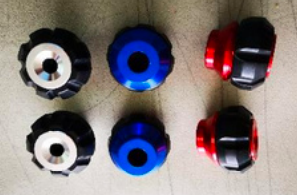 SLIDER PARA EJE AZUL, ROJO, PLATEADO PT-036