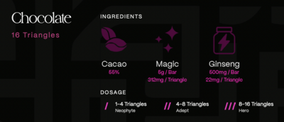 5g Hero Mush/Ginseng Chocolate