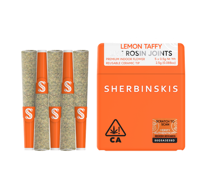 2.5g Sherbinskis LIVE ROSIN Joints
