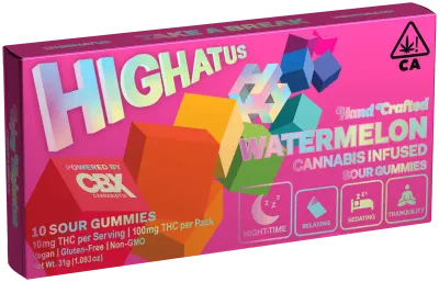 100mg Highatus Sour Gummies