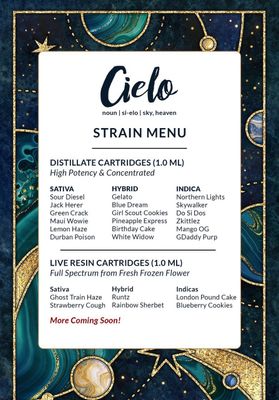 1g Cielo Cold Pressed Cartridges