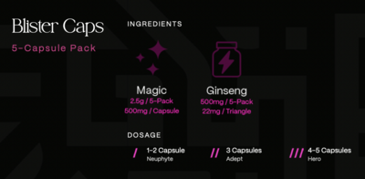 2.5g Hero + Ginseng Capsules