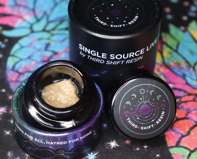 1g Third Sift Single Source Live Rosin
