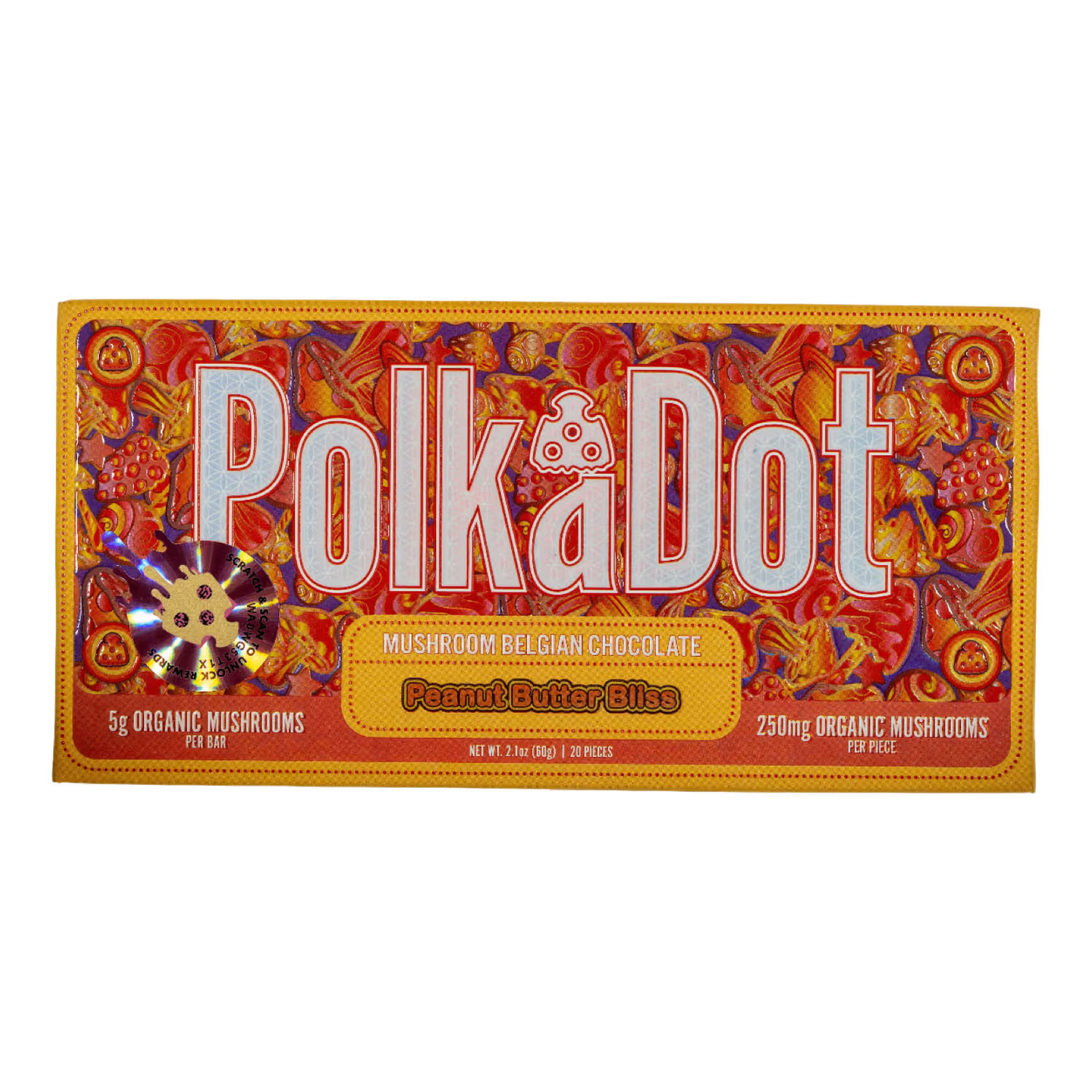 5g PolkaDot Mushroom Bar