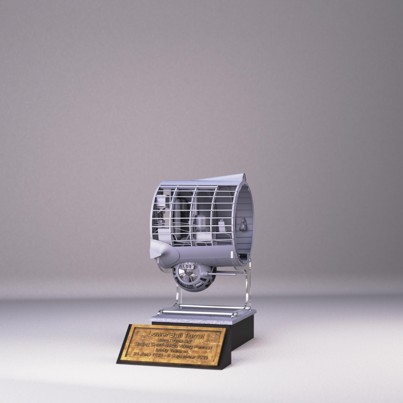 1/16th Ball Turret Section (Kit)