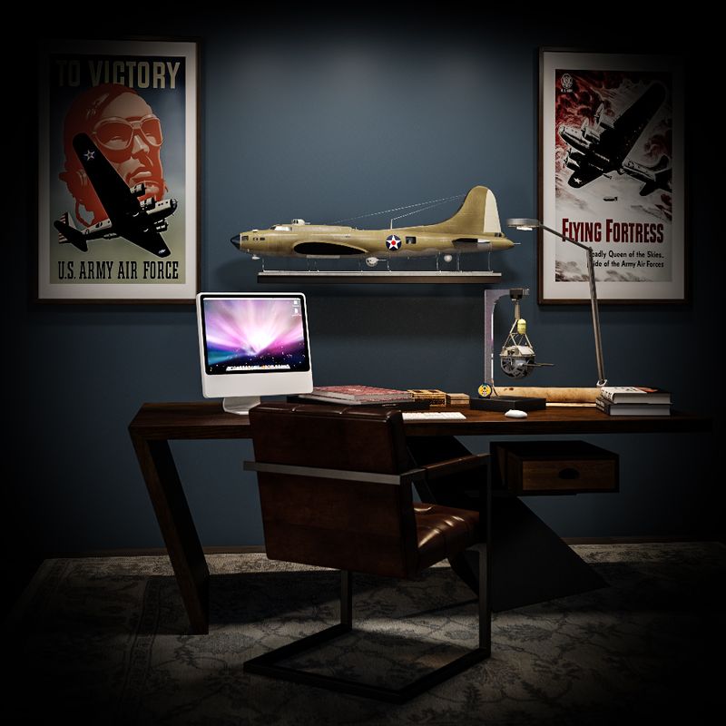 1/16th Ball Turret Section Model Kit (All Sections)