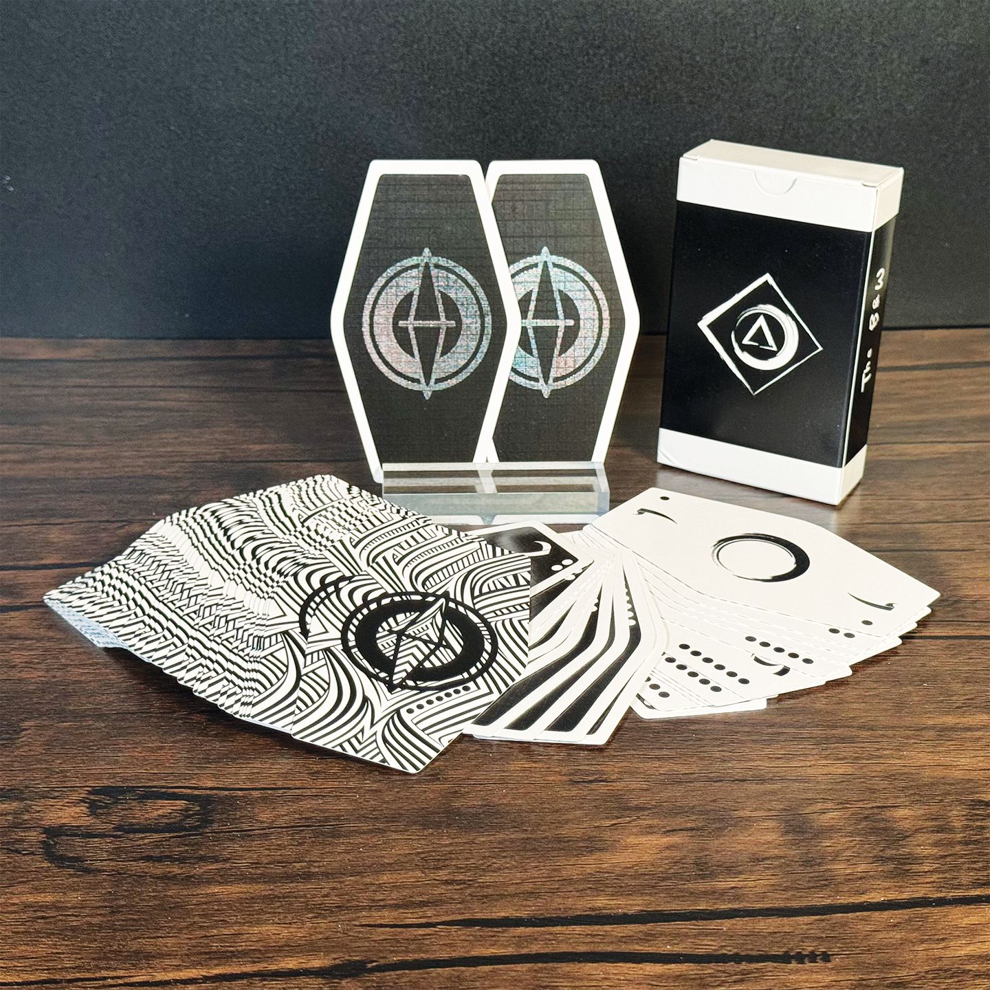 Sabacc Spike Black and White Edition Playing Cards