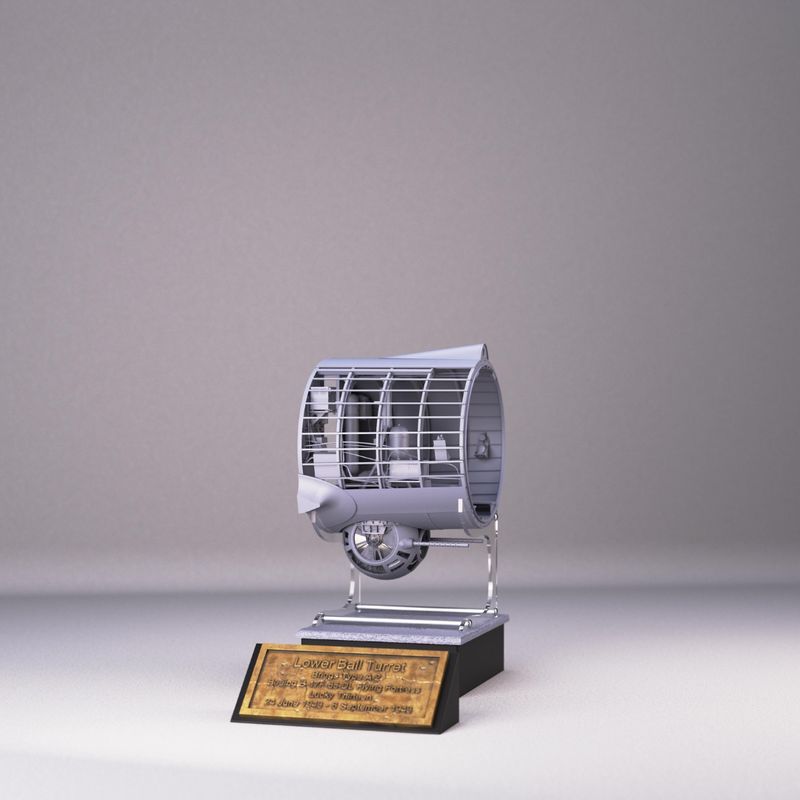 1/16th Ball Turret Section (Kit)