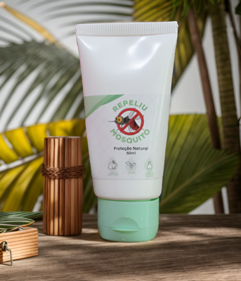 Repelente Gel Vegano. Sem álcool Crianças e Idosos