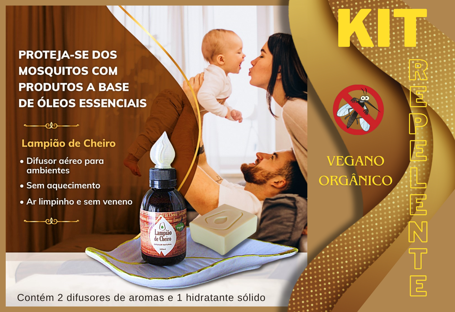 Kit Repelente Proteção Total 12% DESCONTO