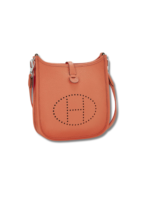 Pre-Loved HERMÈS Rose Texas Clemence Evelyne Amazone TPM