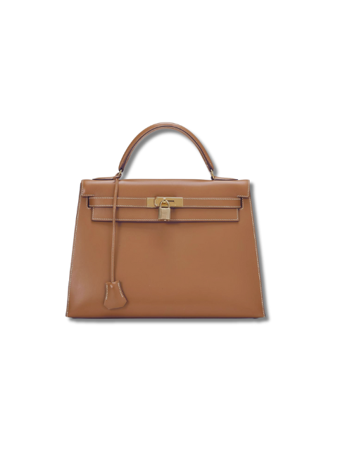 Pre-Loved HERMÈS Natural Chamonix Kelly Sellier 32