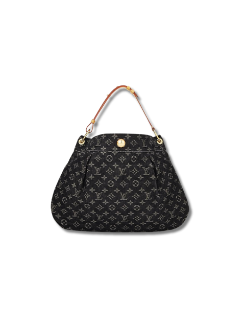 Pre-Loved Louis Vuitton Black Monogram Denim Daily PM