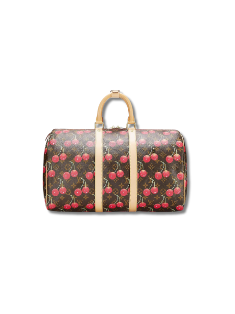 Pre-Loved Louis Vuitton Takashi Murakami x Louis Vuitton Monogram Cerises Keepall