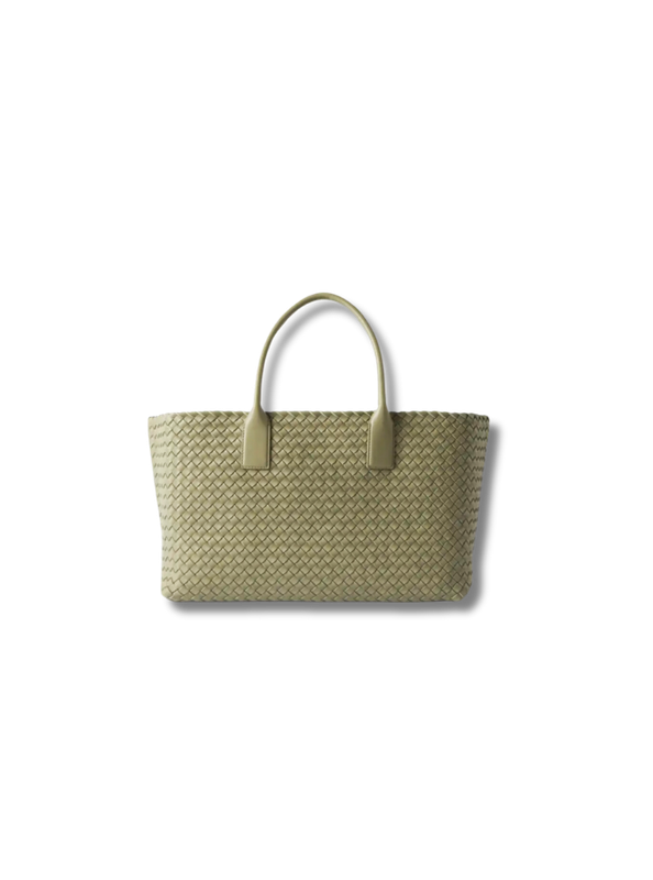 Pre-Loved BOTTEGA VENETA Cabat Intrecciato medium leather tote