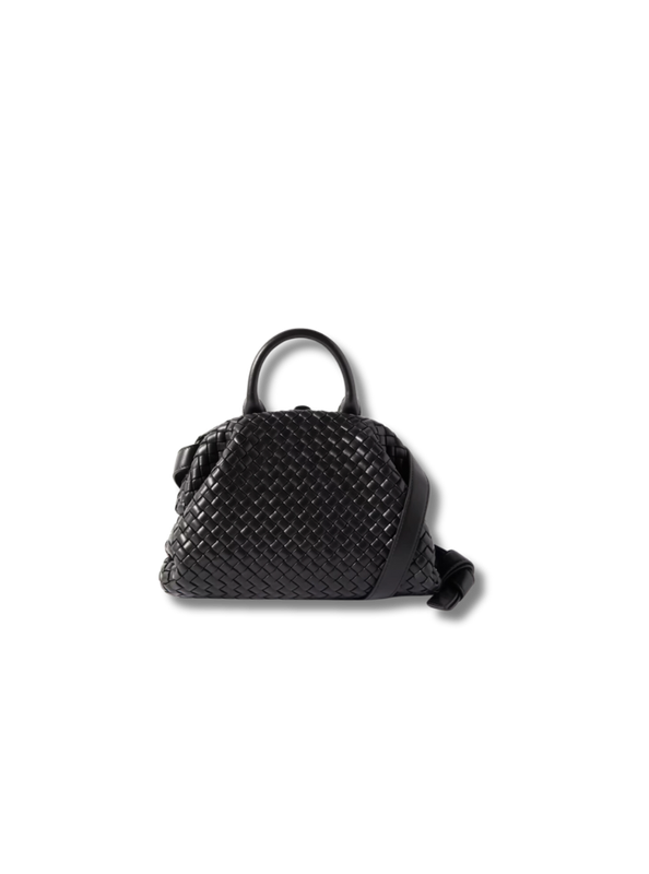 Pre-Loved BOTTEGA VENETA The Handle Intrecciato small leather tote