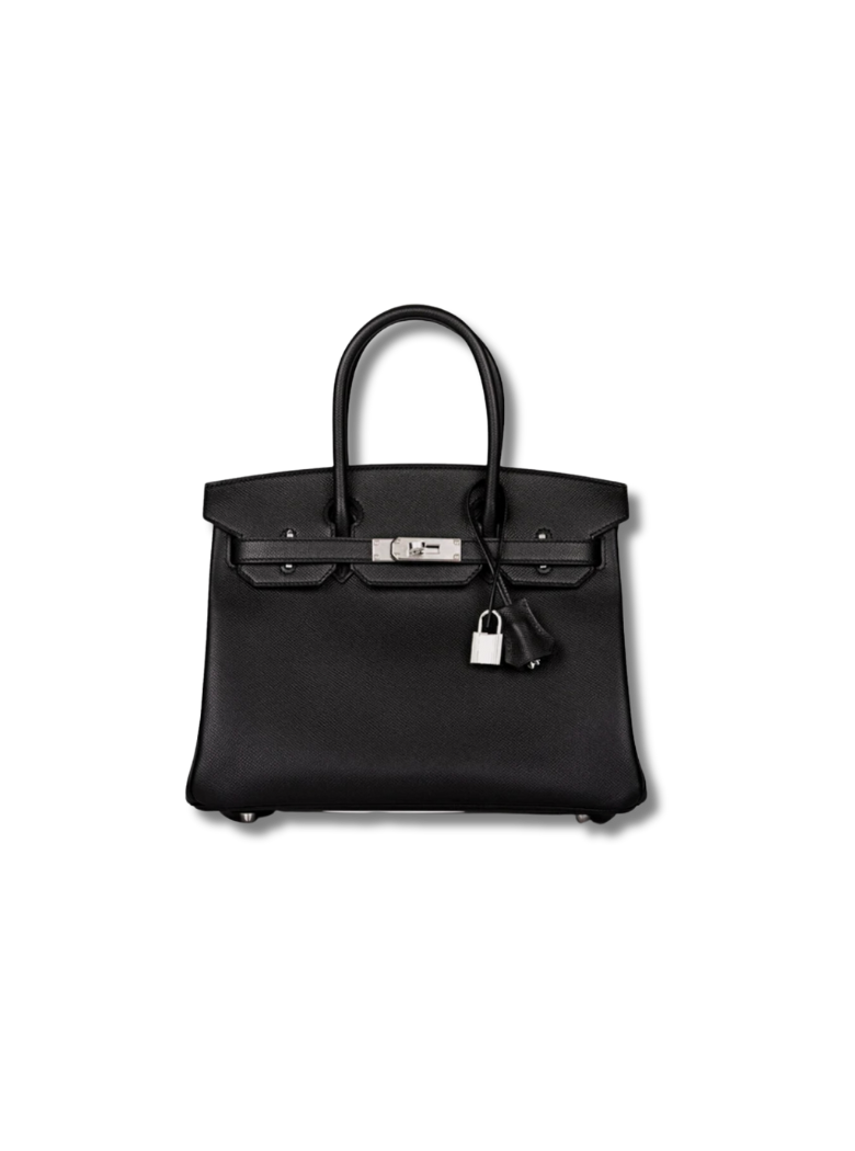 Pre-Loved HERMÈS Birkin Epsom leather 30 Birkin bag - classic black and silver buckle