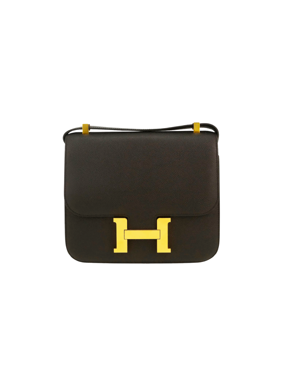 Pre-Loved Hermès Constance Shoulder Bag Epsom Black
