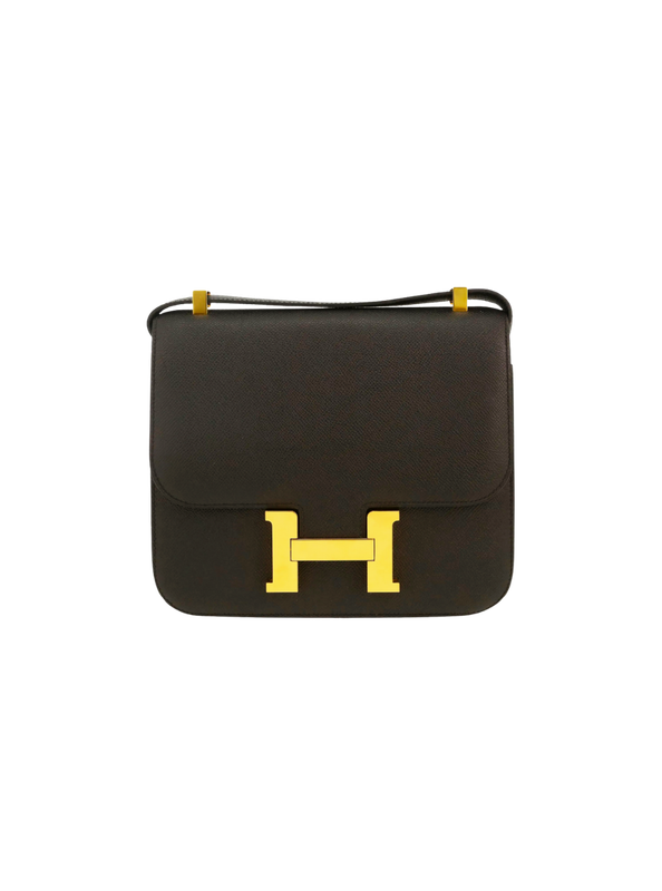 Pre-Loved Hermès Constance Shoulder Bag Epsom Black