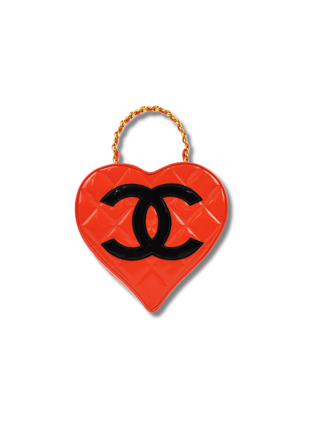Pre-Loved CHANEL Heart Vanity Handbag
