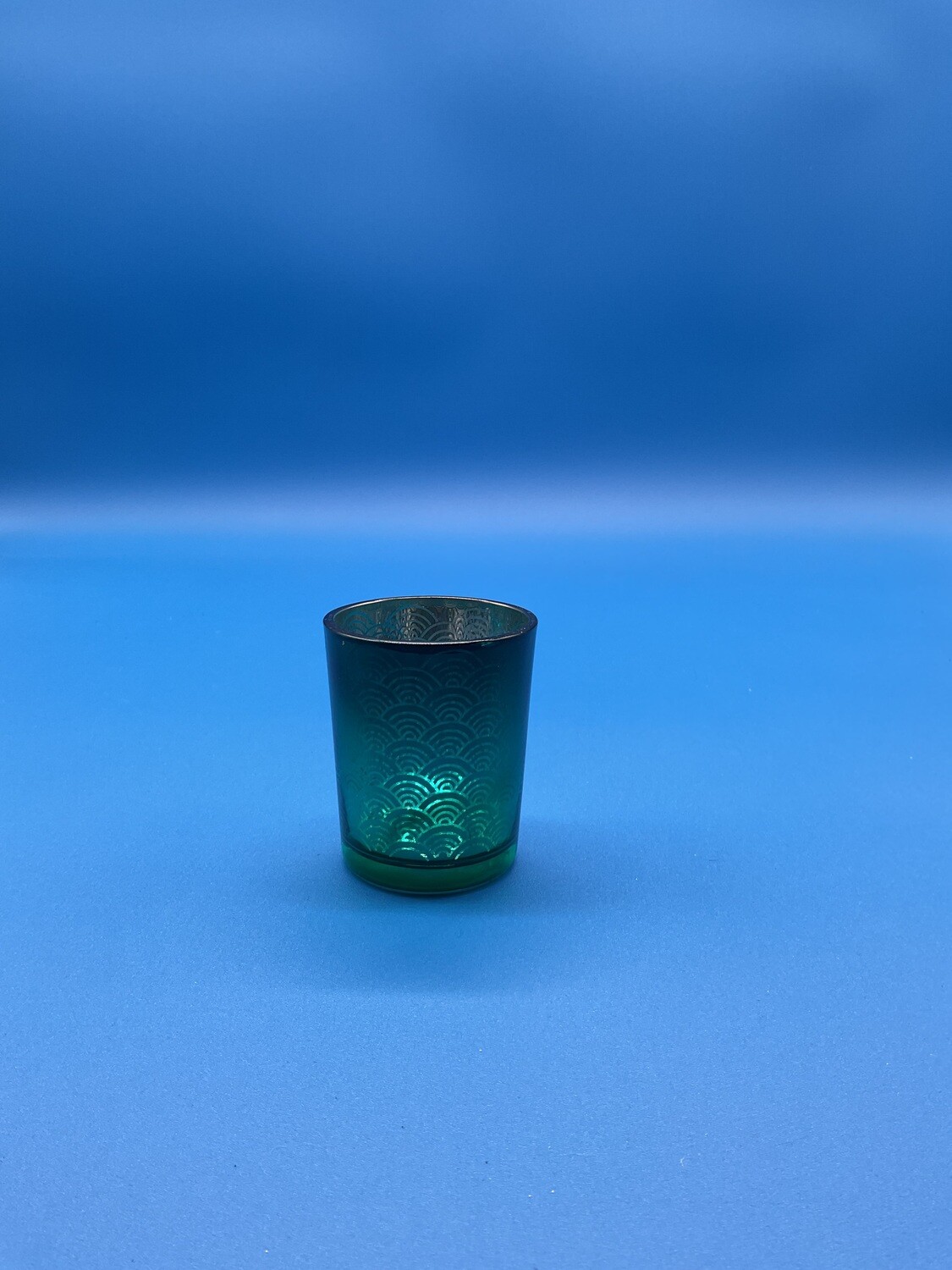 Teal votive