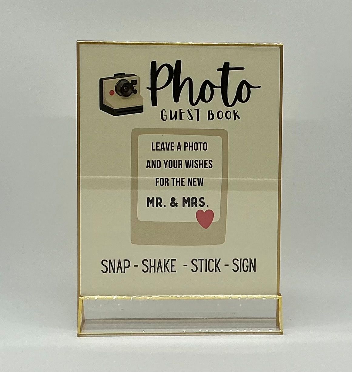 Gold Lined Frame