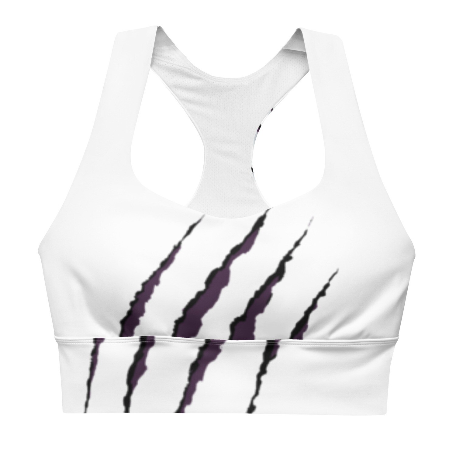 White Lioness Longline sports bra